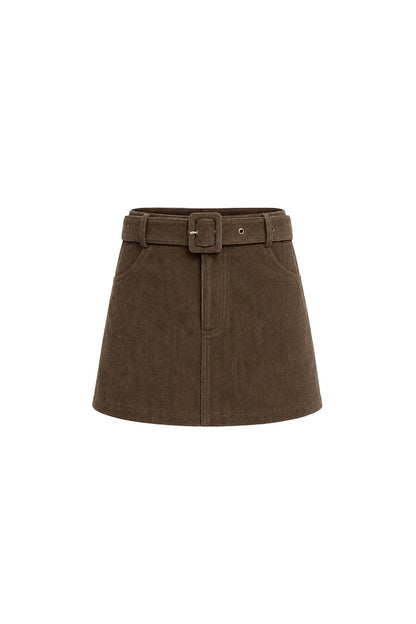 Slim-Fit Knit Top and Skirt Set-Up