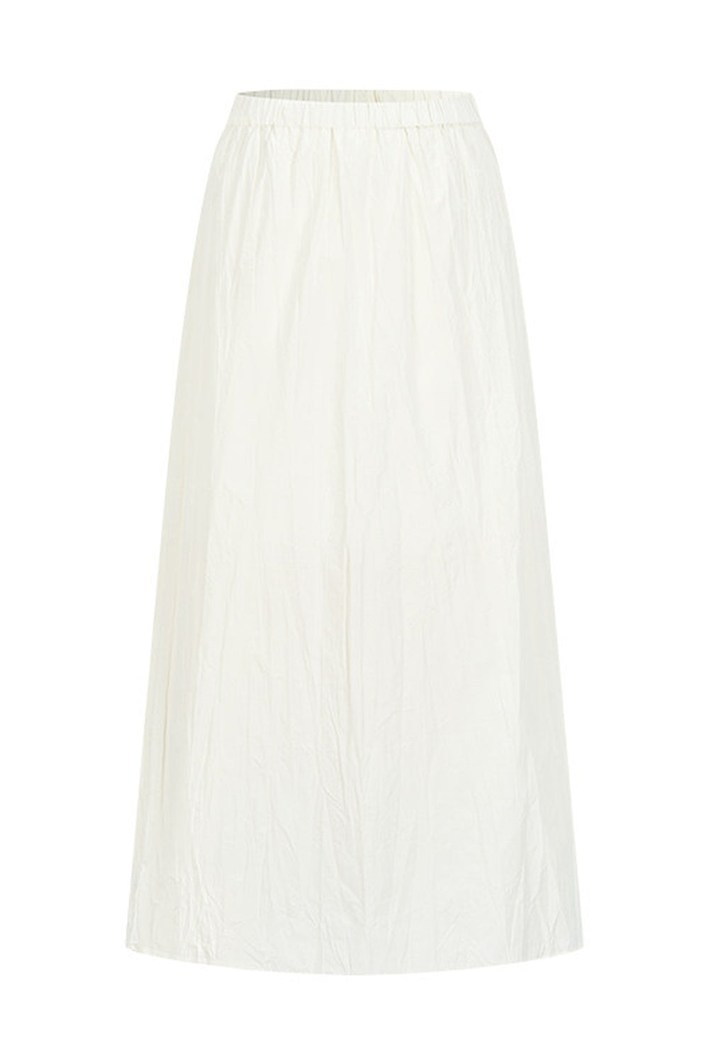 Pleated Stand Collar Shirt and Skirt Set
