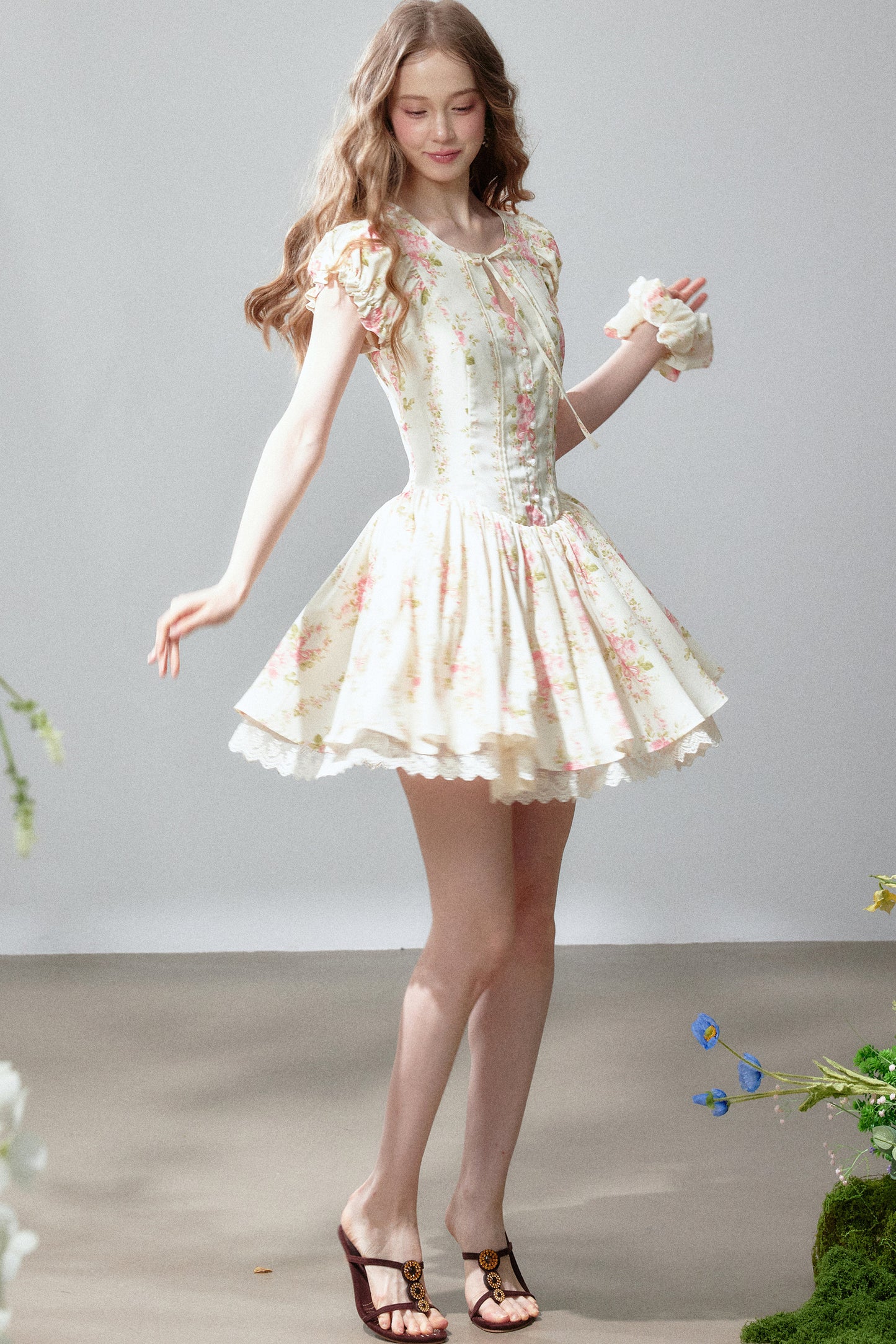 Monet's Garden Lace Dress