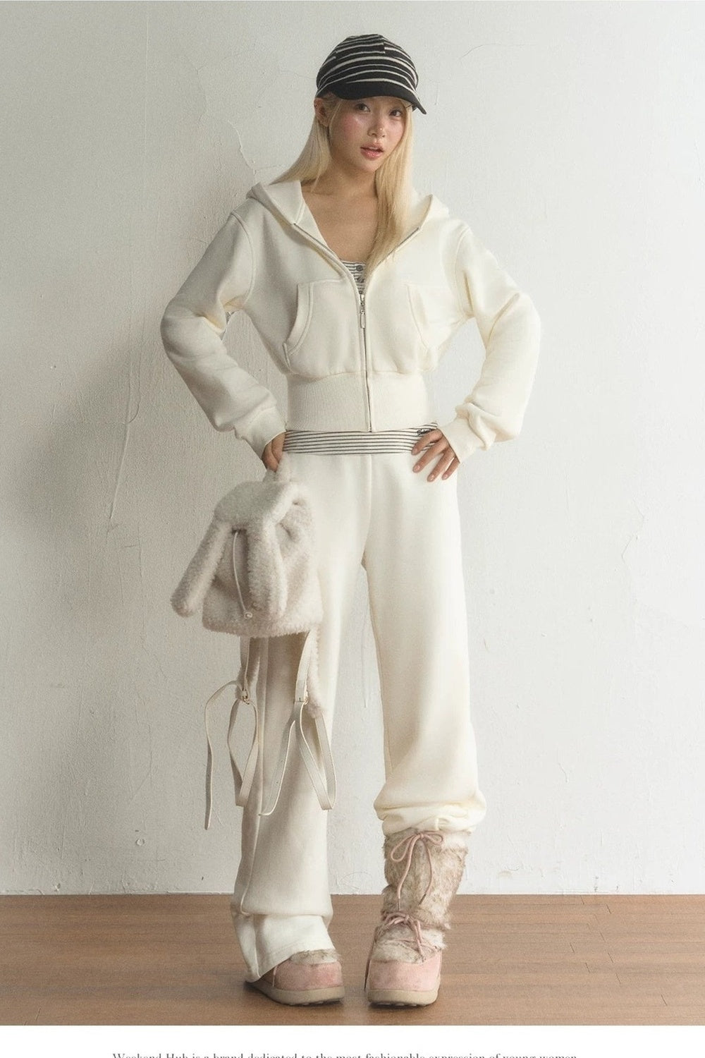 High-Waisted Loose Wide-Leg Straight-Leg Flared Pants
