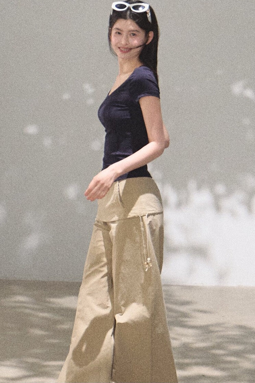 Slim-Fit U-Neck Lyocell Top