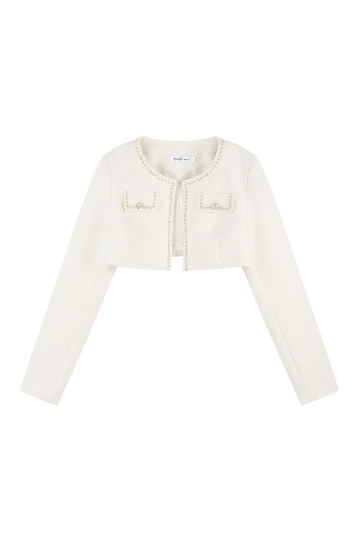 Off-White Chanel-Style A-Line Dress and Short Jacket Set-Up