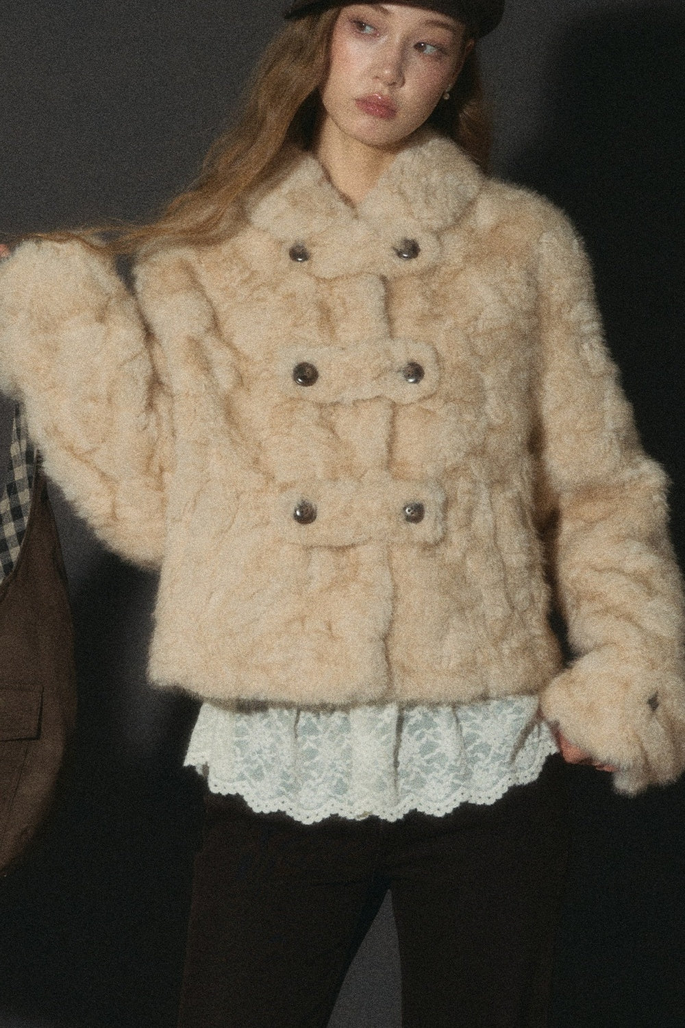 Vintage Thickened Faux Fur Jacket