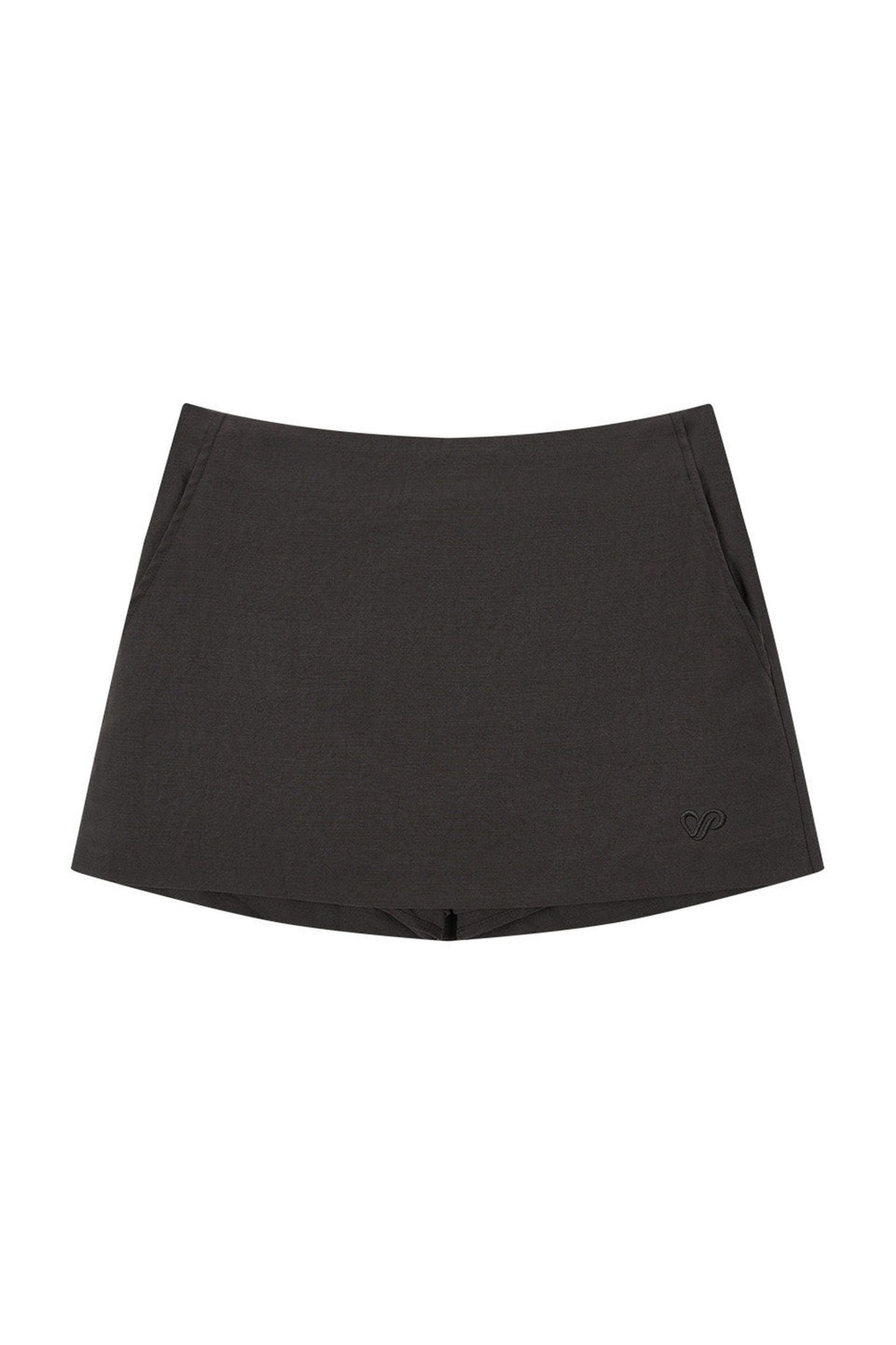 Adjustable Tie Tencel A-Line Skirt