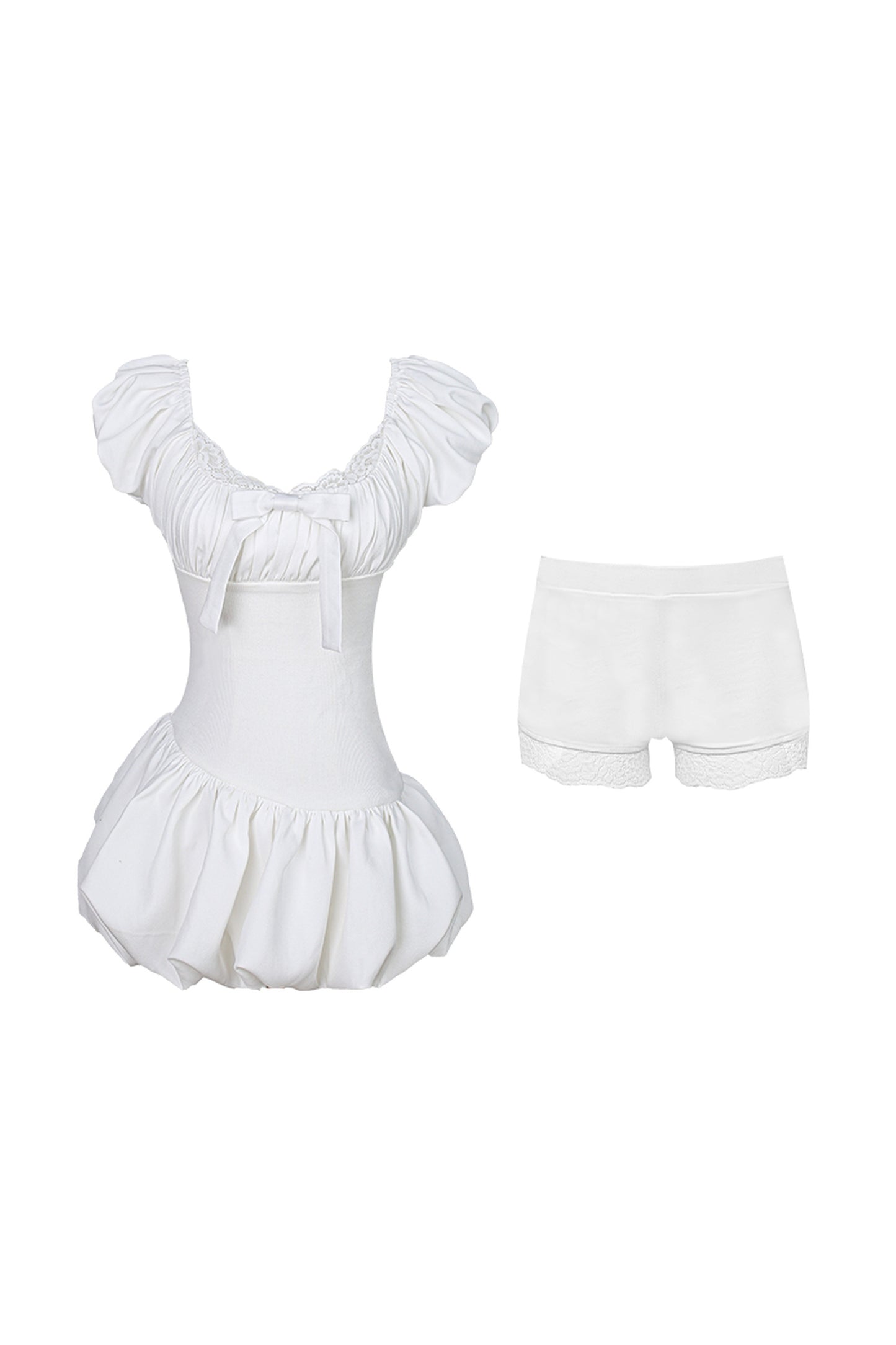 Austin Girl Bubble Hem Dress Set-Up
