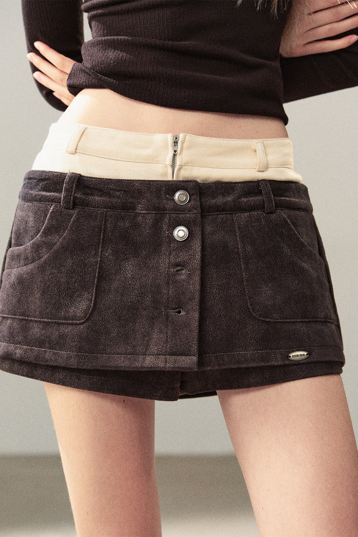 Forest Of Oaks Layered-Look Skirt
