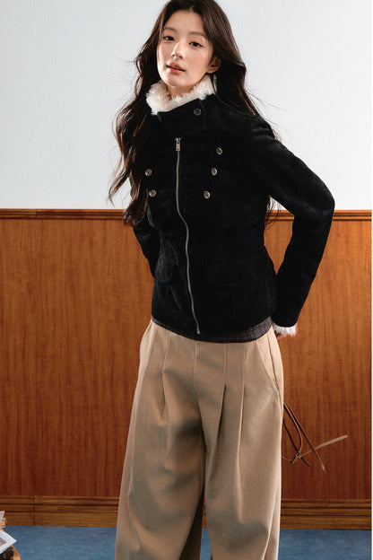 Suede Short Jacket