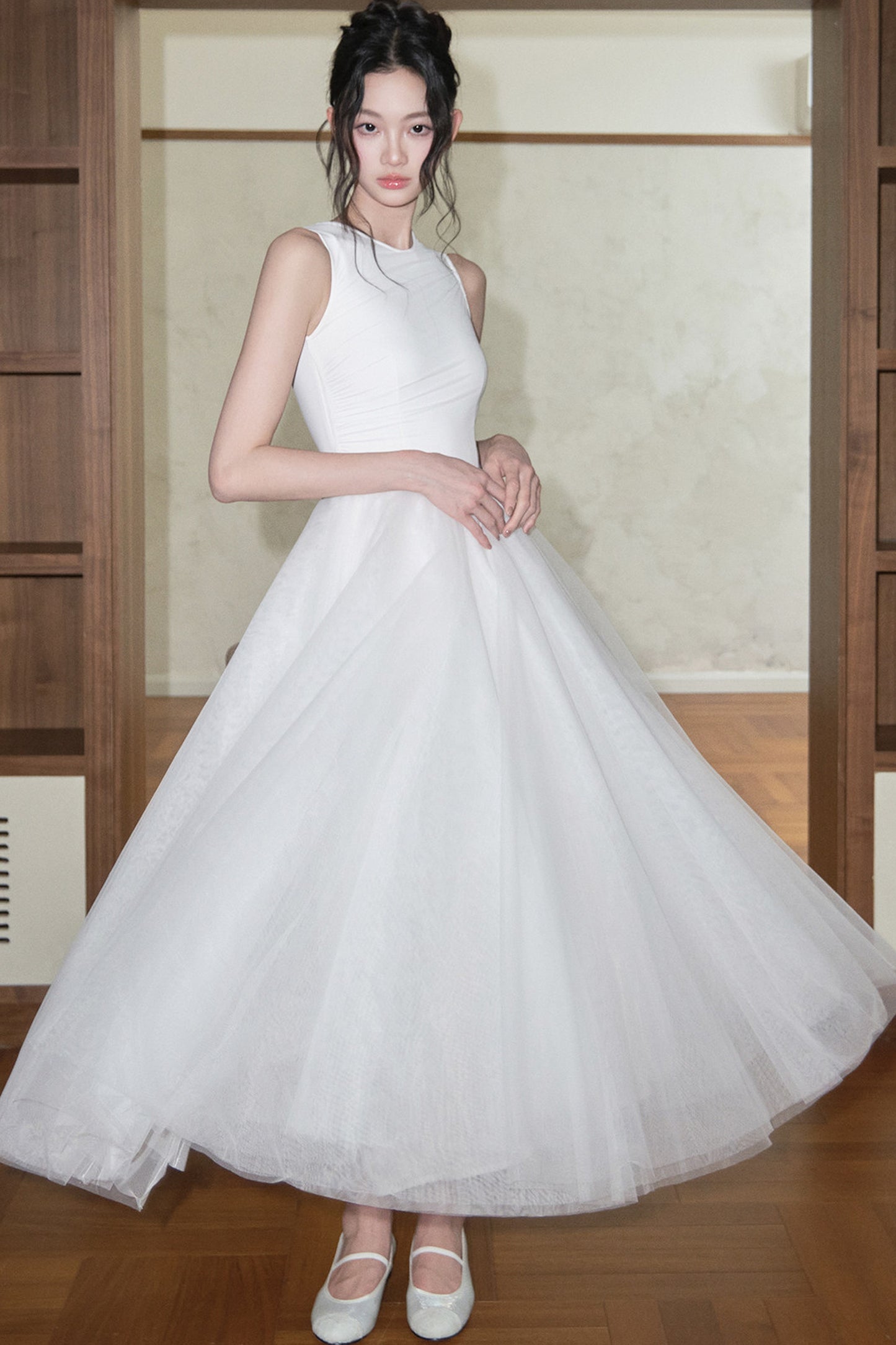 Butterfly Knot Mesh Dress