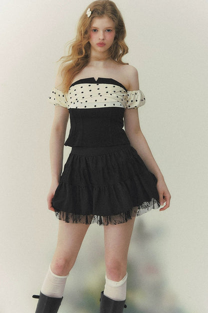 Blusa stile sud francese con spalle scoperte