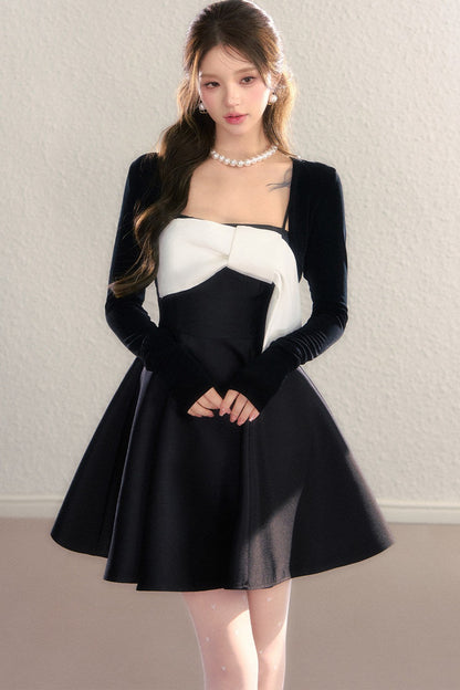 Abito da sera in tulle con spalle scoperte