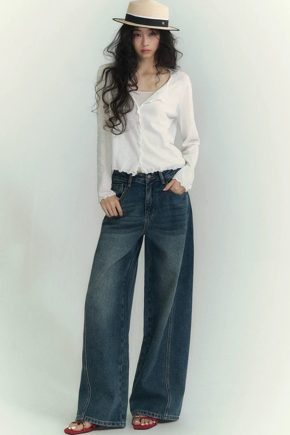 Mercerized Ultra-Thin Cardigan