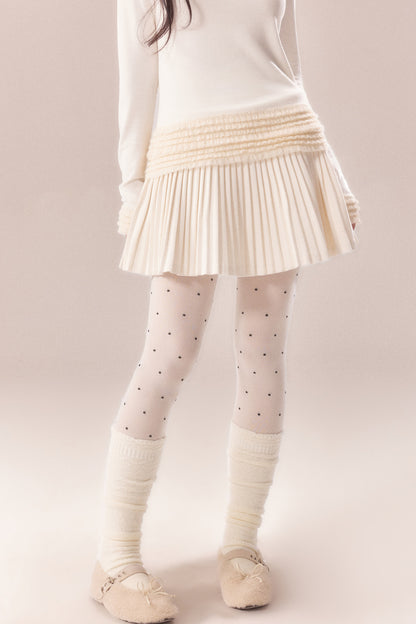 High-Waisted A-Line Skirt