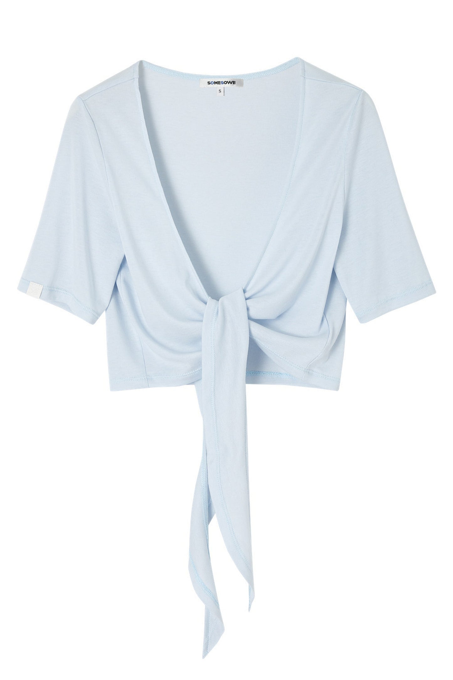 Lace Trim Tie-Front Knit Cardigan Set-Up