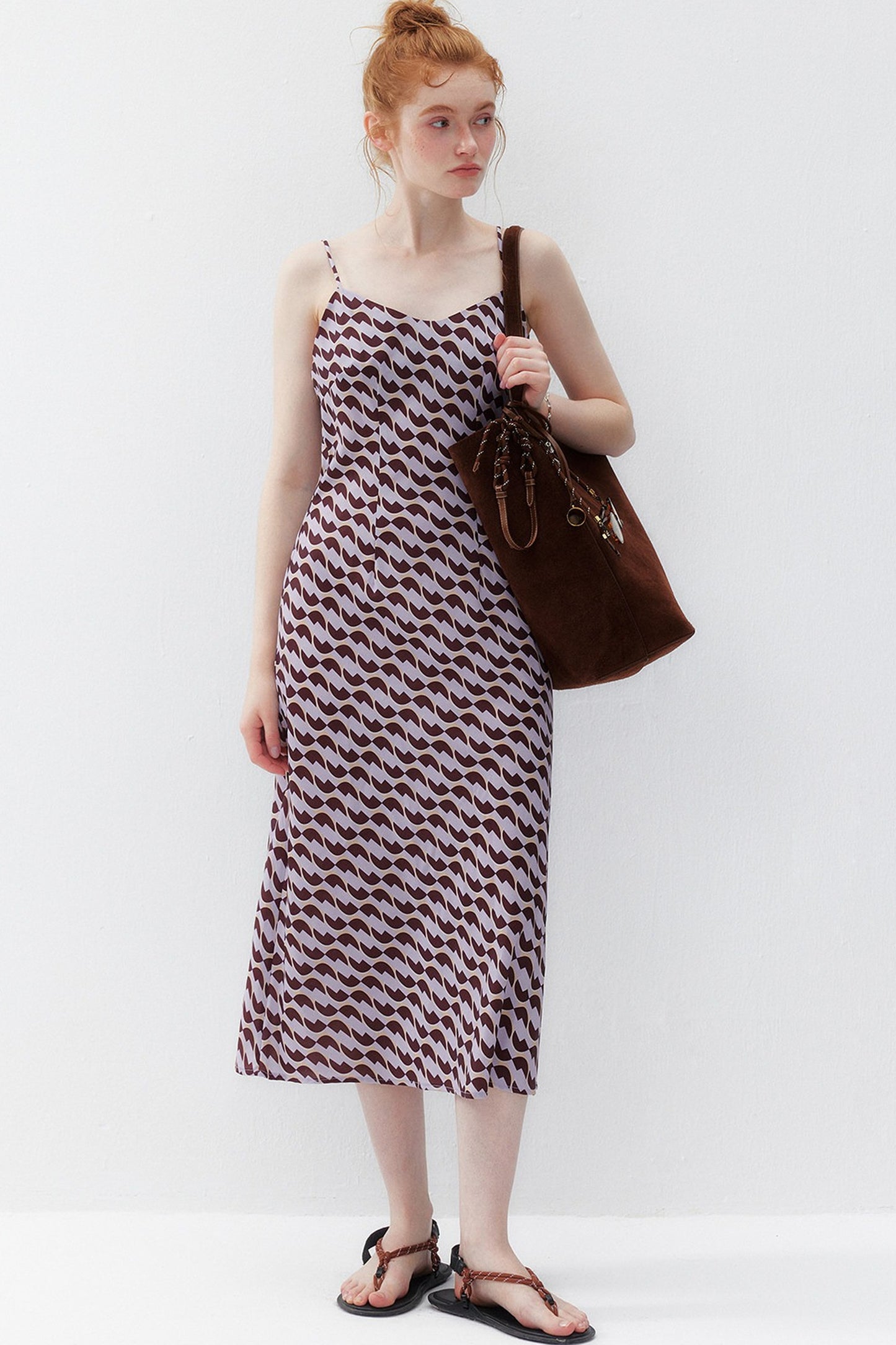 Chiffon Floral Print Long Dress