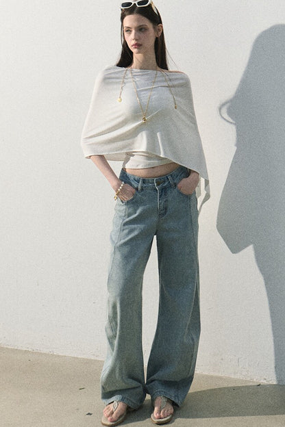 Lyocell Asymmetrical Summer Top