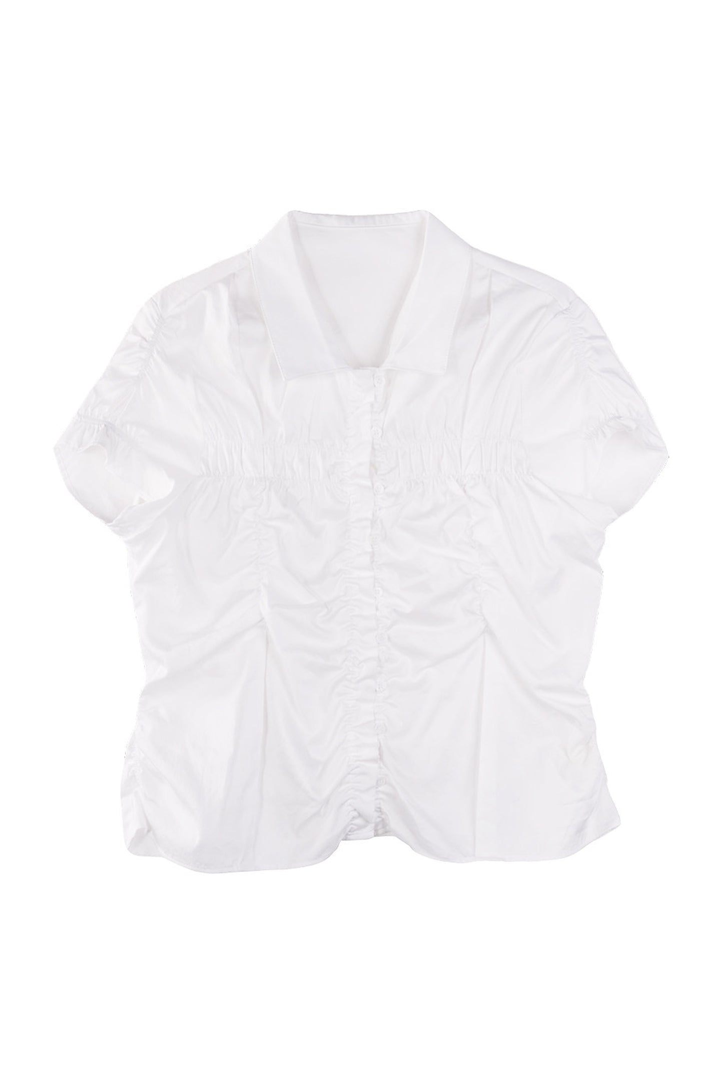 Pleated Shirt and Skirt Set