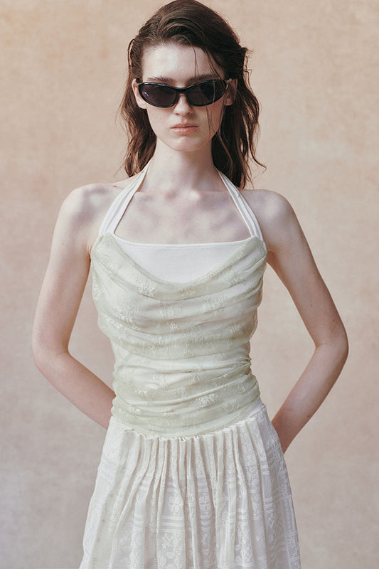 Layered-Look Halter Top