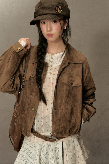 Retro Leather Biker Jacket