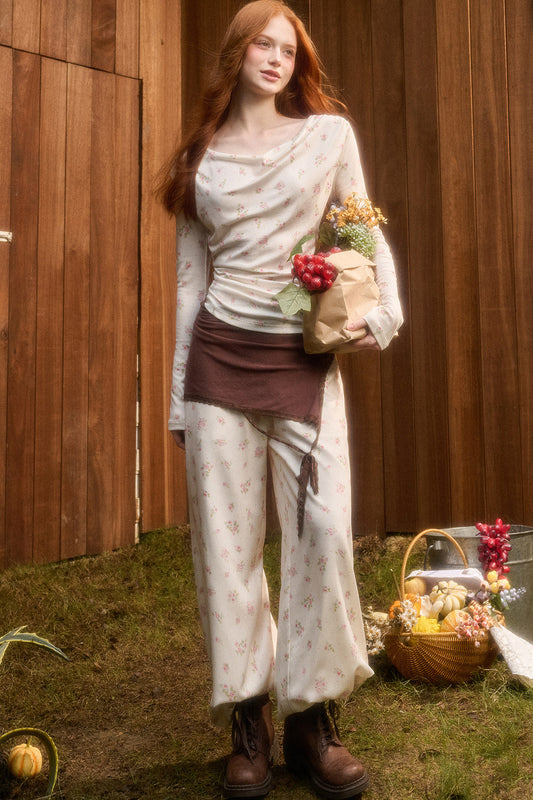 Liberty Print Top and Pants Set-Up