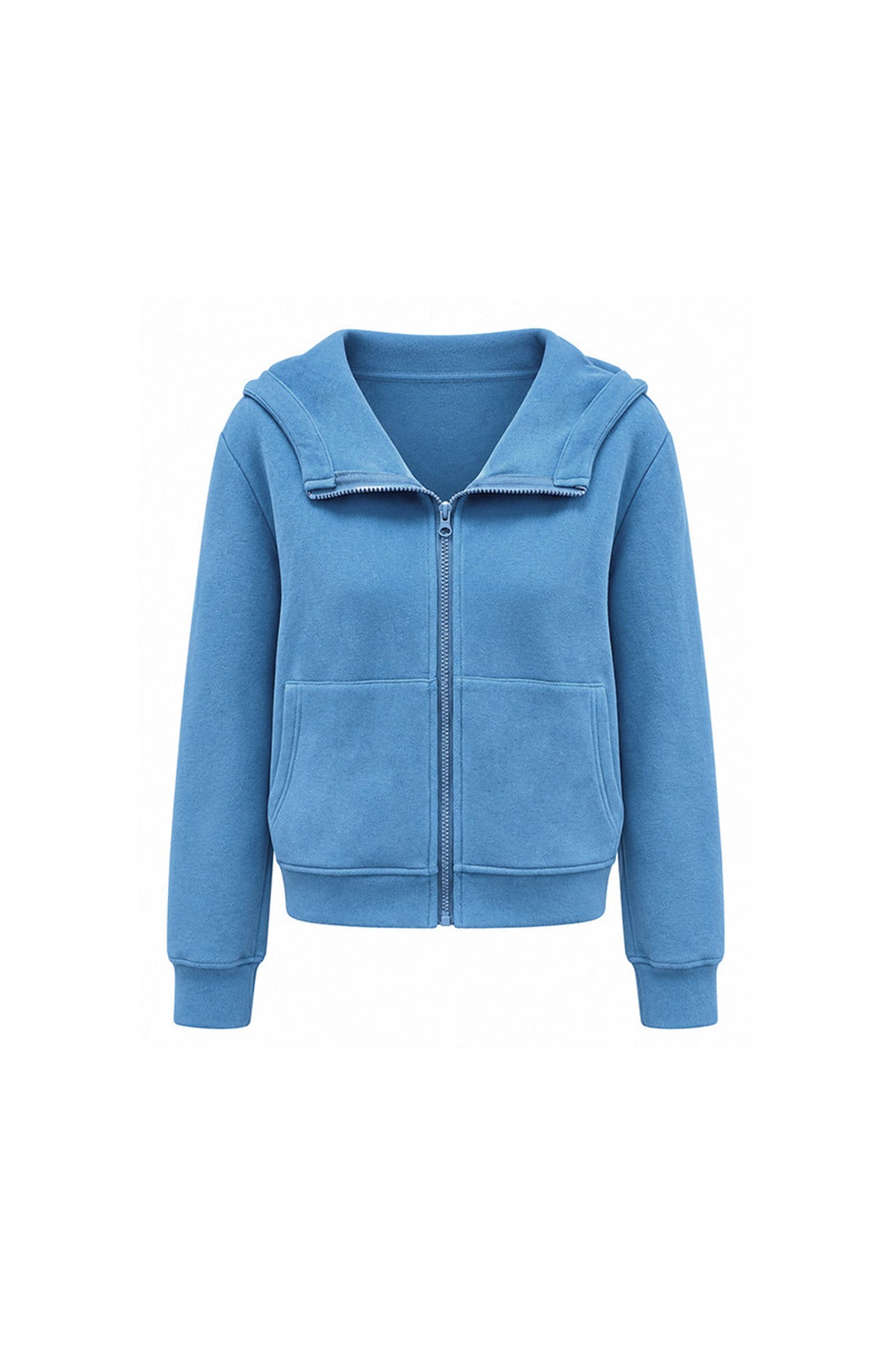 Zip Sweatshirt Jacket and Pants Set-Up