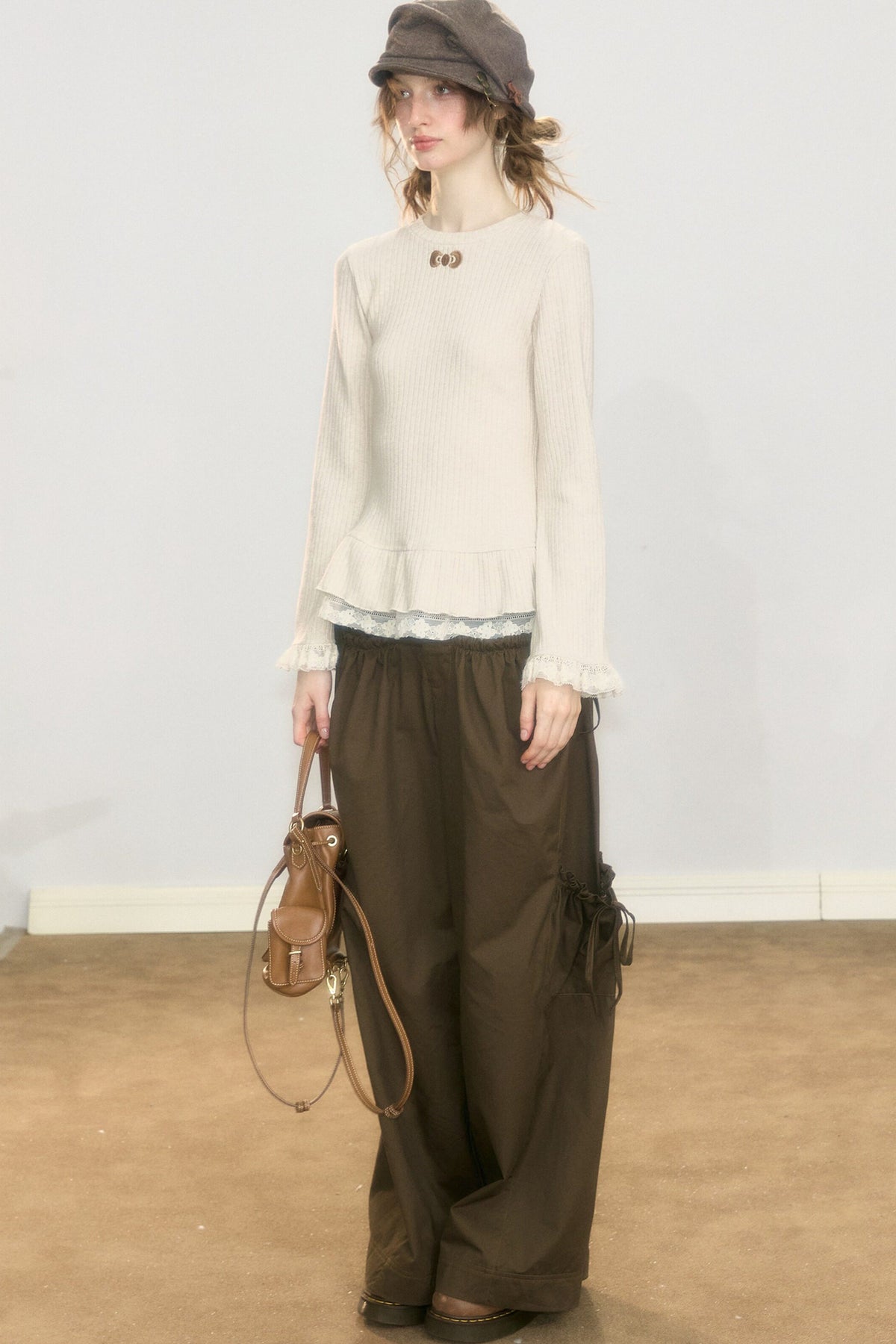 High-Waisted Wide-Leg Cargo Pants