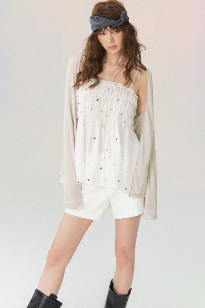 Cool Buttonless Long Sleeve Cardigan
