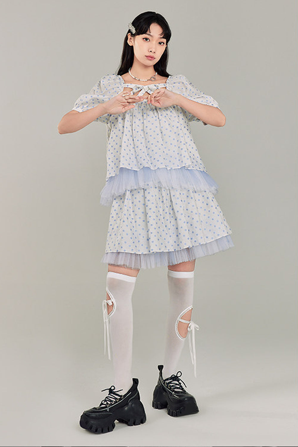 Floral Top and Skirt Set-Up