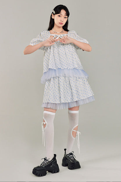 Floral Top and Skirt Set-Up