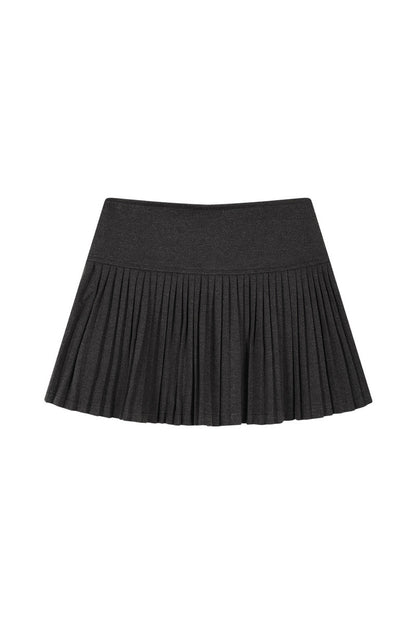 High-Waisted A-Line Skirt