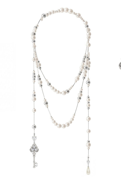 Broken Pearl Water Drop Necklace