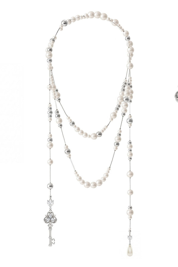 Broken Pearl Water Drop Necklace