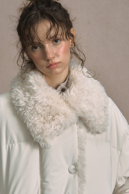 Short Fur Collar Down Jacket