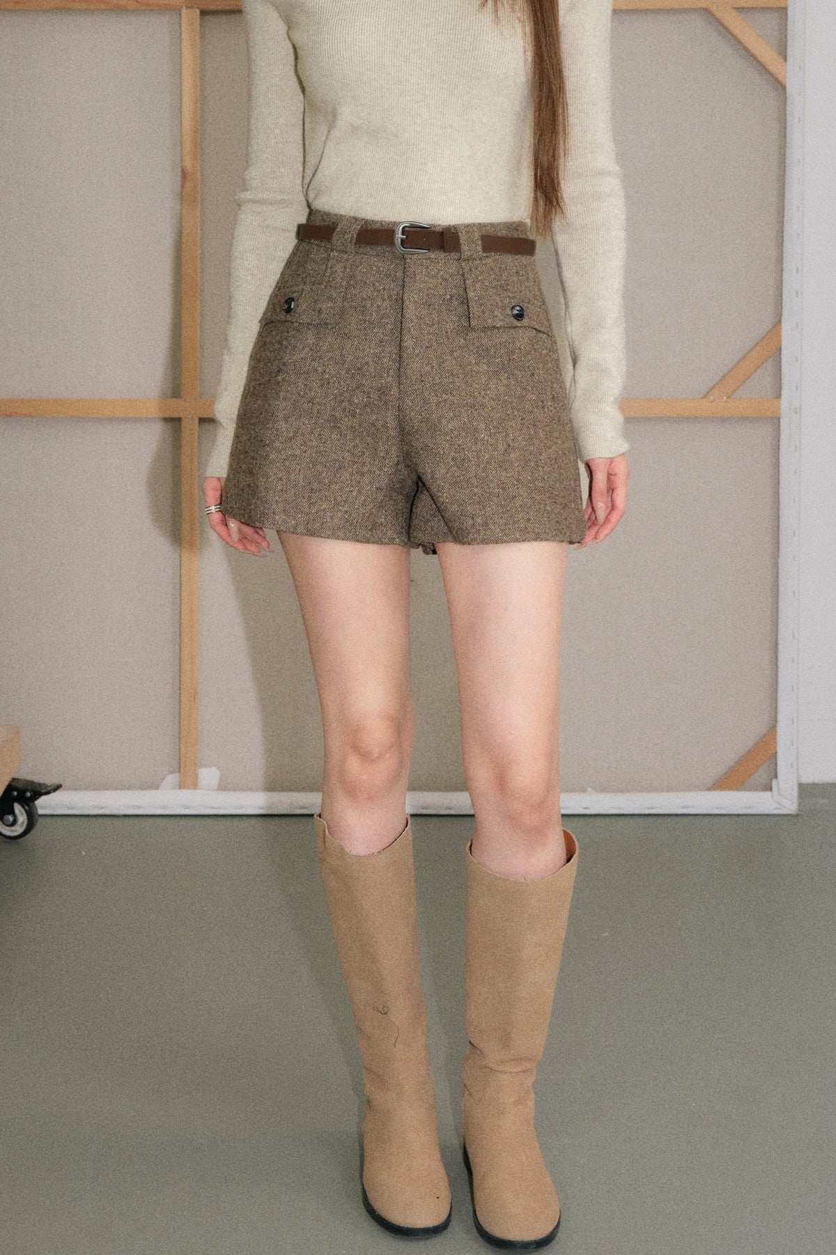 Woolen Shorts and Pants Set-Up