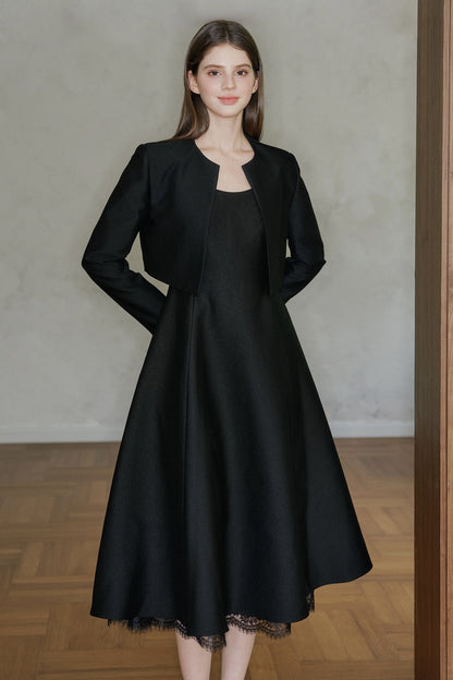 Lyocell Wool Long Sleeve Cardigan