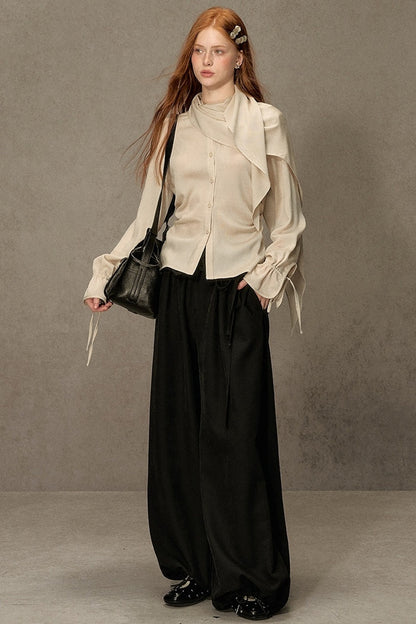 Beautiful and Relaxed Lyocell Cape Shirt