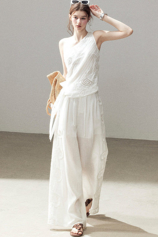 Clear Sky Sleeveless Top Set-Up