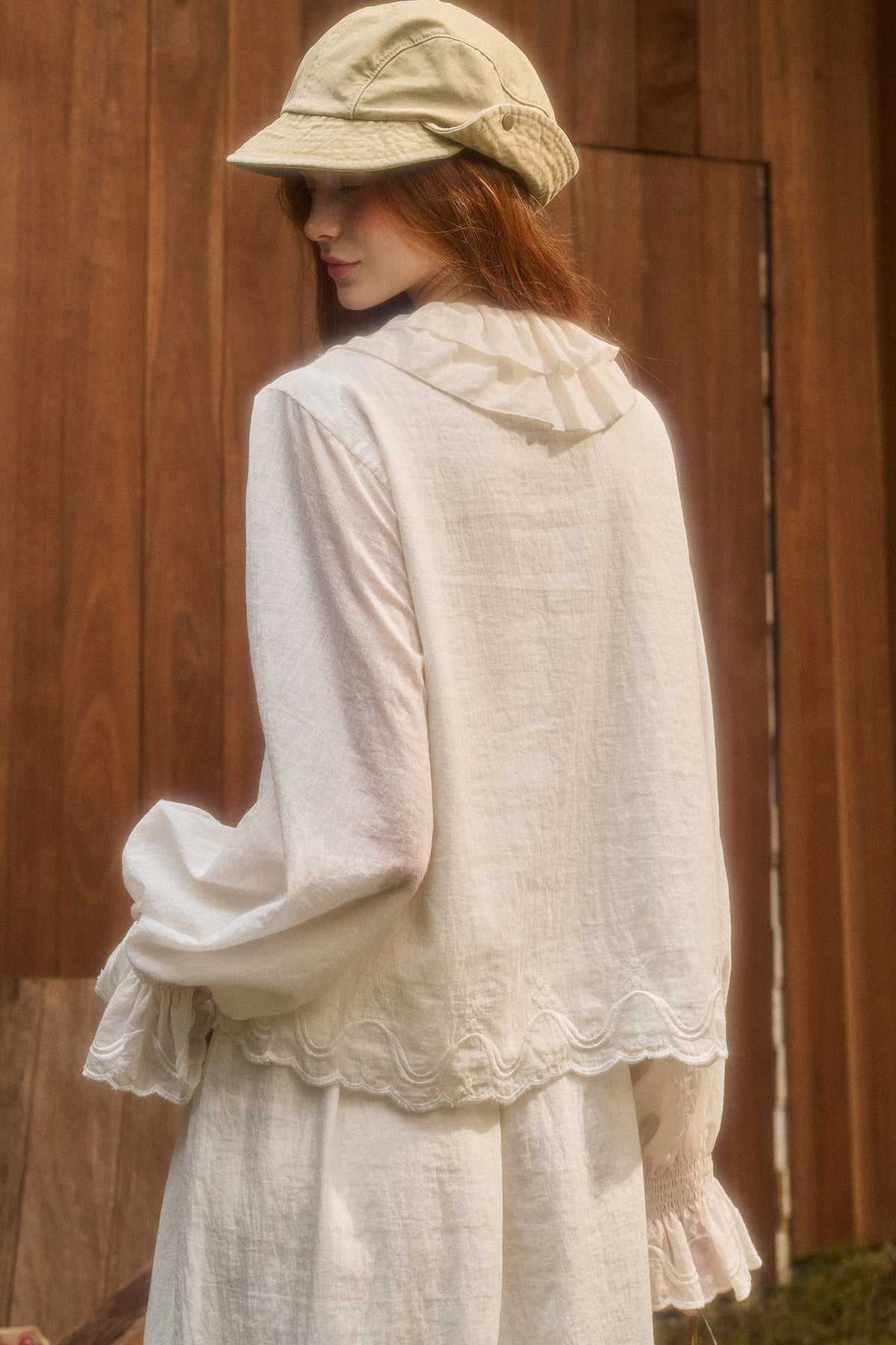 Tencel Cotton Lace Trim Set