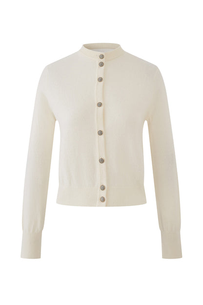 Top cardigan in cashmere stile Old Money