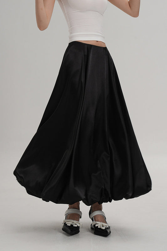 Glossy Umbrella Skirt