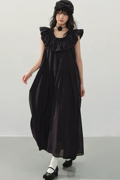 Old Dream Ruffle Dress