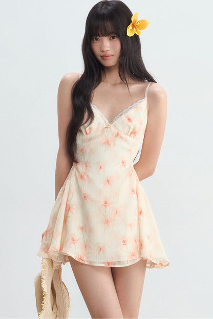 A-Line Spaghetti Strap Dress