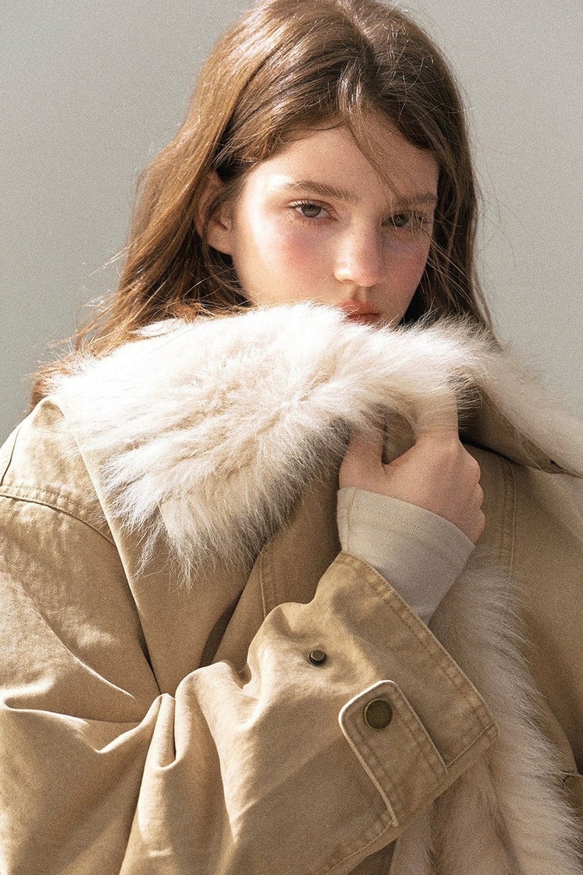 Fox Fur Collar Down Parka