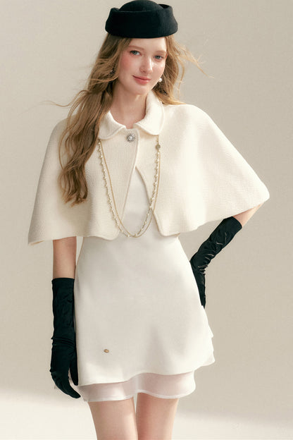 Off-White Sleeveless Cape
