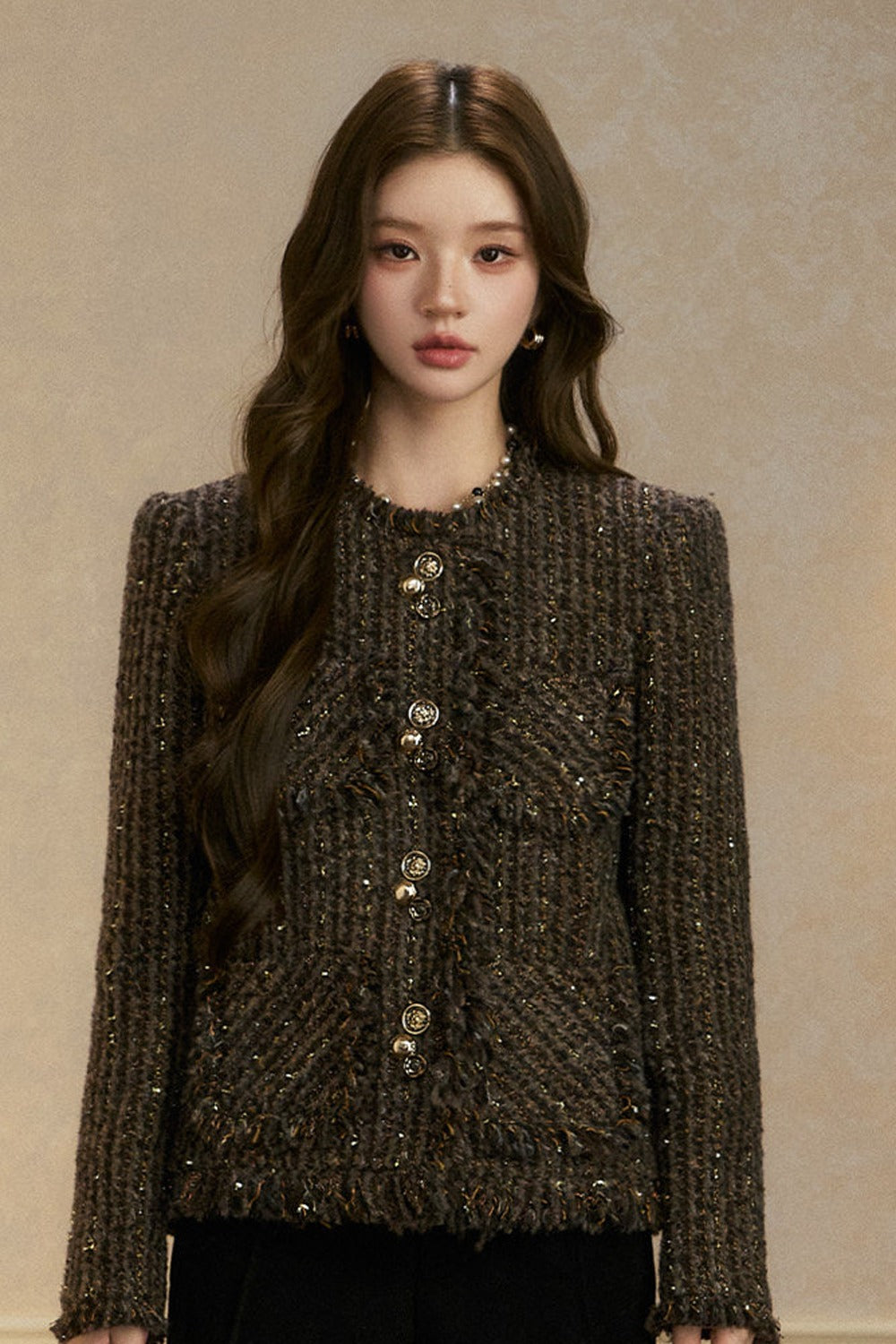 Four Pocket Brushed Wool Jacket