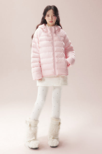 Silhouette Zipper Down Jacket
