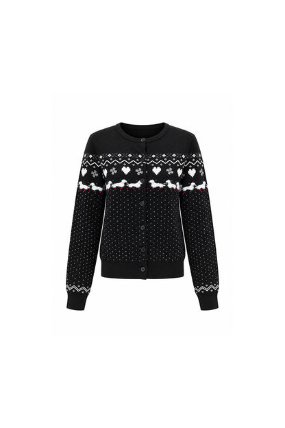 White Wool Knit Top Set-Up