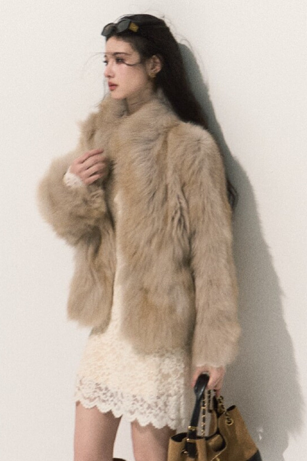 Fluffy Fox Fur Vest