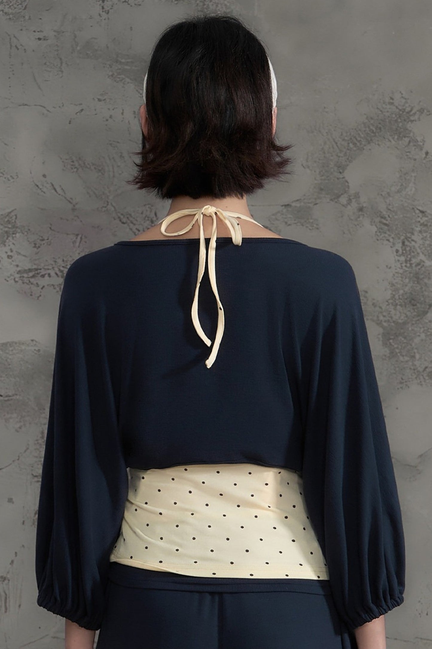 Polka Dot Camisole and Short Cardigan Set-Up