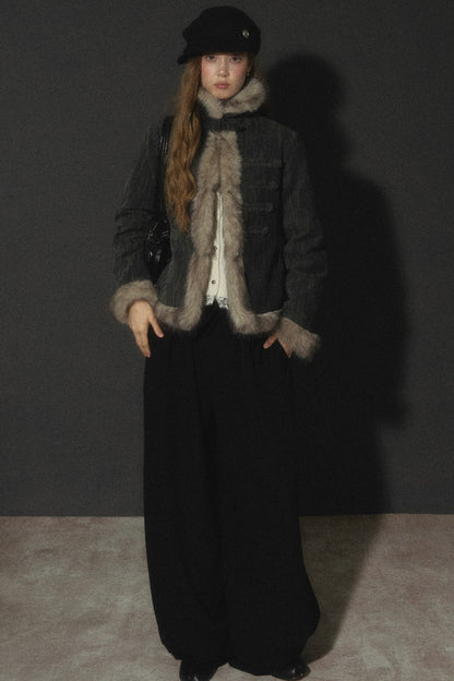 Napoleon Collar Down Jacket