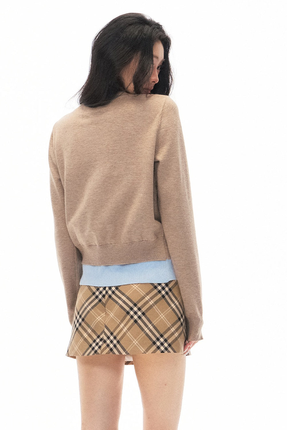 Knit Two-Piece Cardigan Jacket Set-Up